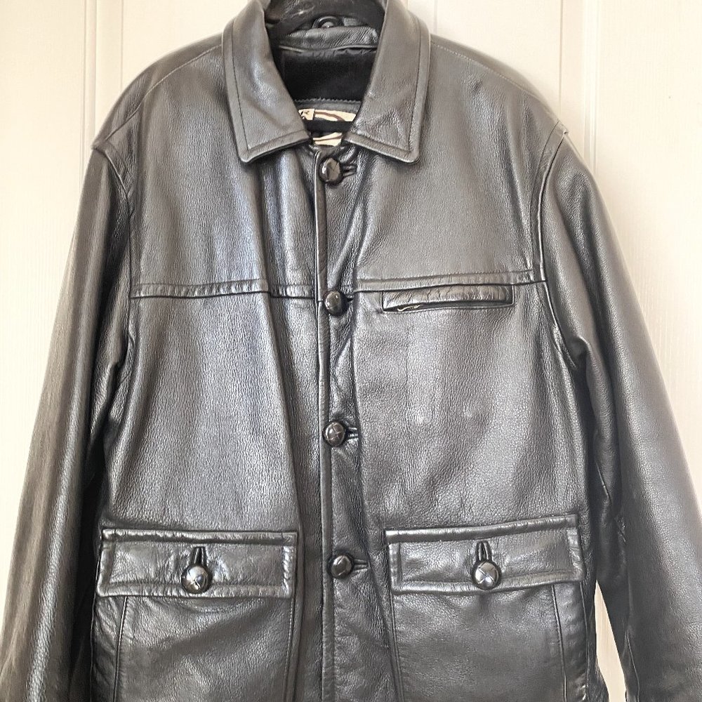 Men's Leather Radius Jacket